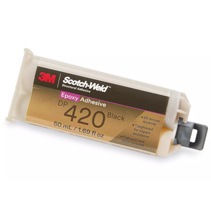 Adesivo Epóxi Preto 3M Scotch-Weld DP420 Tubo de 50 ml Preto