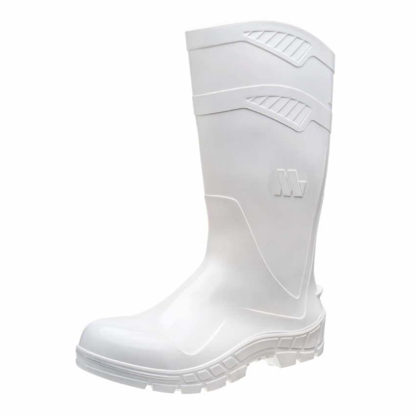 bota branca pvc