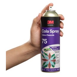 Caixa com 6 - Adesivo 3M Spray 75 - Cola e Descola 300g