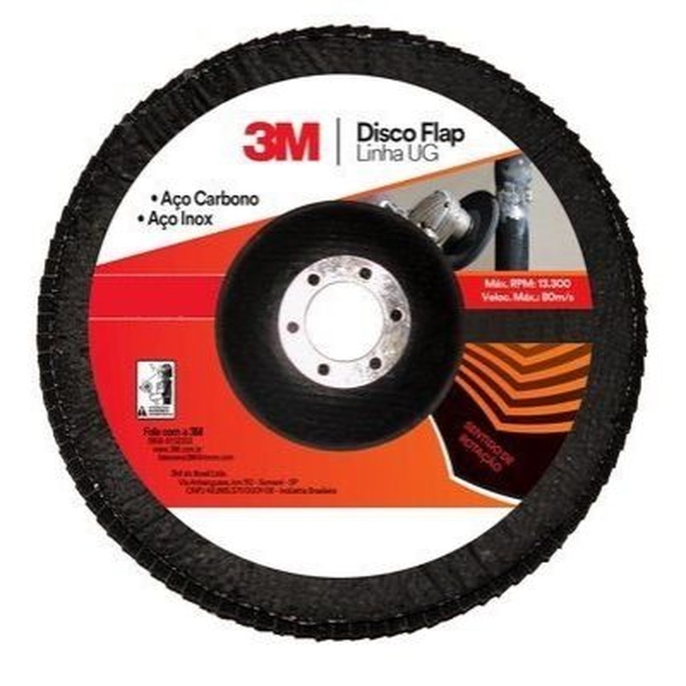 Disco Flap Uso Geral 3M 178 mm