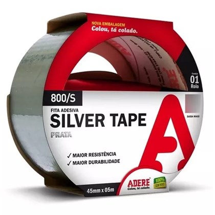 Fita Adesiva Silver Tape 45mm X 5m Adere