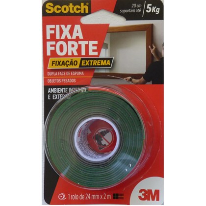 Fita Dupla Face Profissional Extra Forte - 9,0mm X 3m