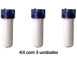 Kit com 03 Filtros 3M Aqualar Aquatotal #HB004273353