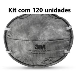 Kit com 120 - Respirador 3M 8713  PFF1
