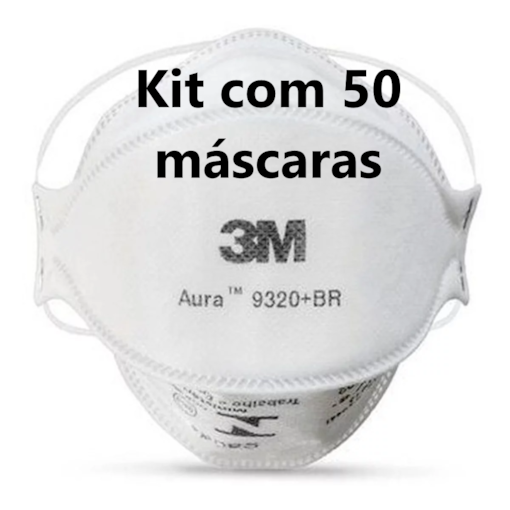 Compre Kit Com 50 Respirador 3m Aura 93 Branco Pff2 Hb Adecil