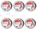 Pacote com 6 Fita Isolante Preta - 912i 18 mm x 10 m