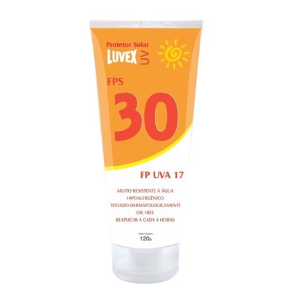 Protetor Solar UV FPS 60 120g Luvex