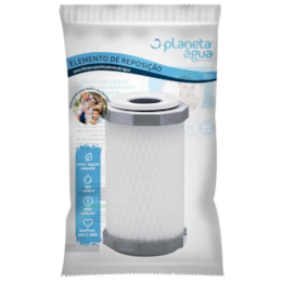 Refil para Filtro Purificador Planeta Agua Cabon Tech 4,7/8" 1031A