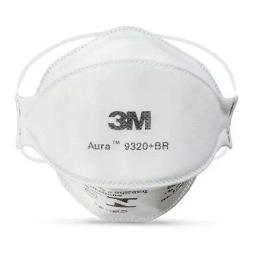 Produto Respirador 3M AURA 9320+ Branco PFF2 #HB004385173