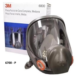 Respirador Reutilizável Facial Inteira 3M Série 6800